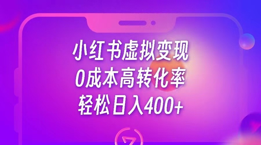 小红书公考资料虚拟变现，0成本高转化率，轻松日入400+