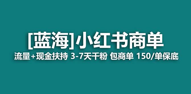 （7602期）【蓝海项目】小红书商单项目，7天就能接广告变现，稳定日入500+保姆级玩法