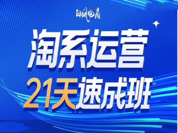 淘系运营21天速成班35期，年前最后一波和2025方向